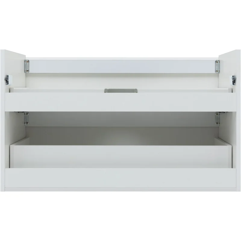 Тумба под раковину Aquanet Эмбер 105 белый матовый