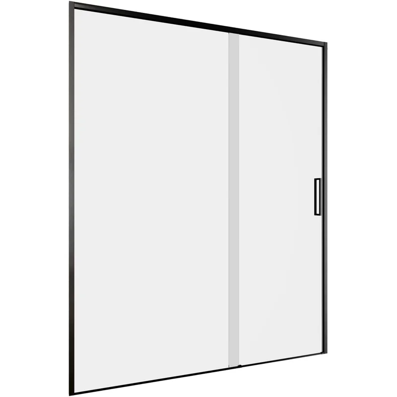 Душевая дверь Aquanet Pleasure Evo 150 AE65-N150-BT профиль черный, прозрачное стекло