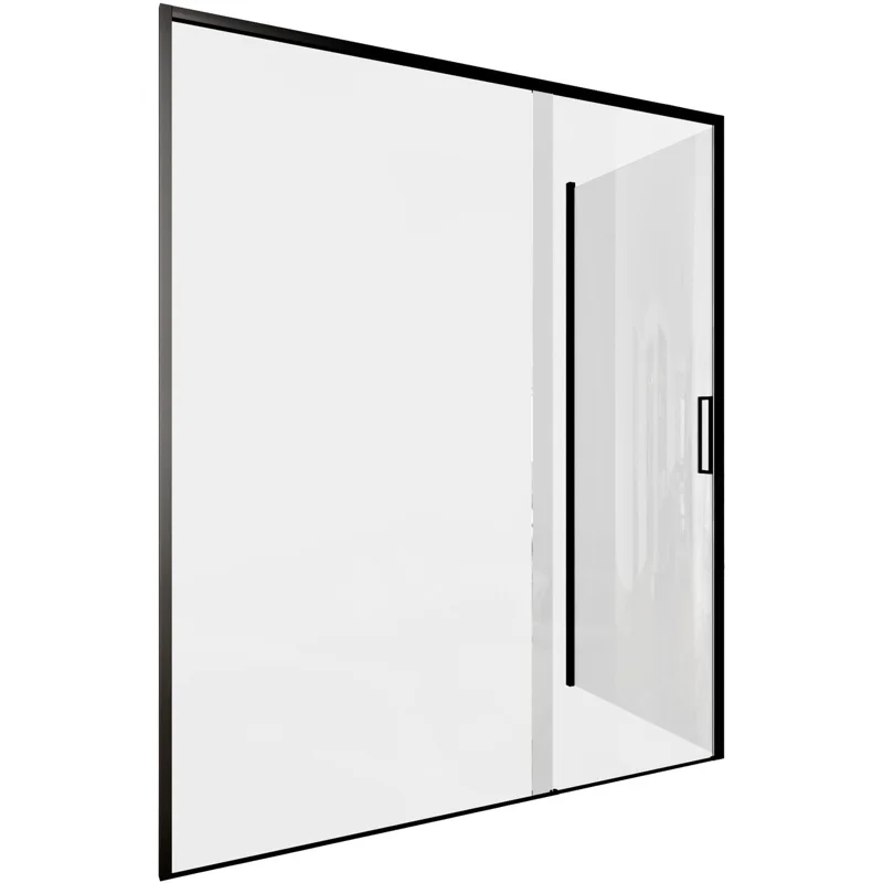 Душевой уголок Aquanet Pleasure Evo 160x90 AE65-160x90-BT профиль черный, прозрачное стекло