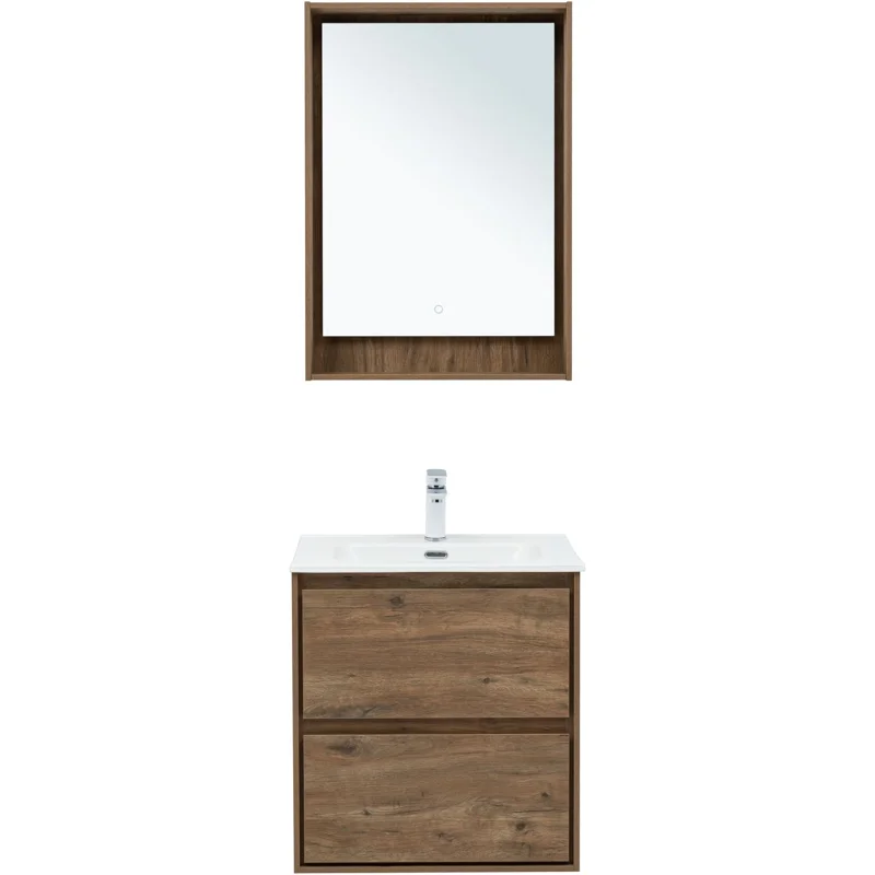 Тумба под раковину Aquanet Милан 60 дуб рустикальный