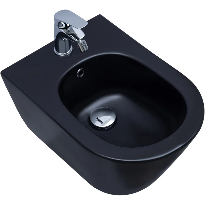 Биде подвесное Aquanet Lake LAKE-B2B черный матовый