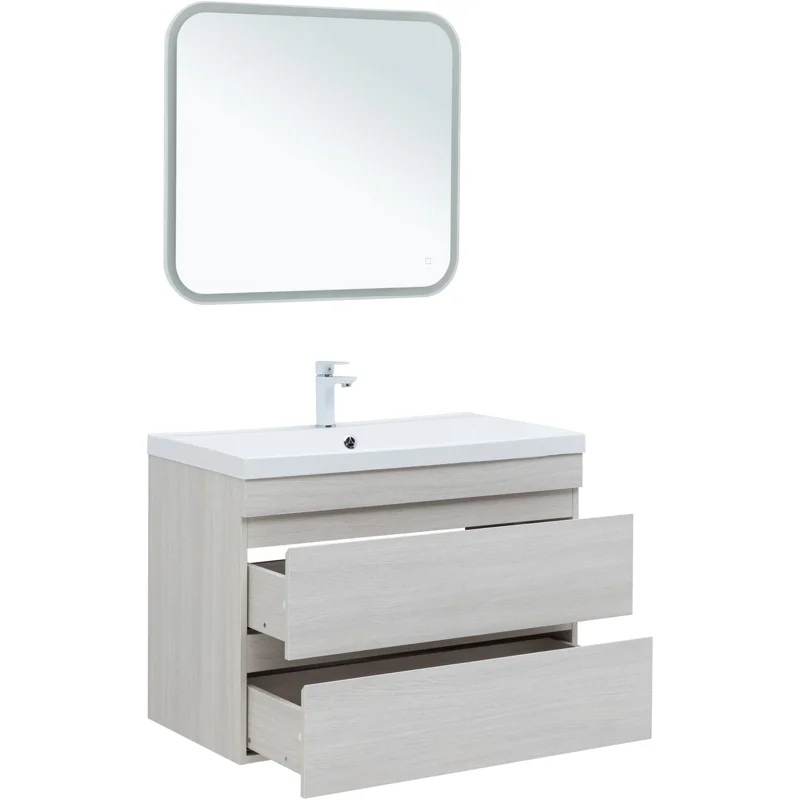 Тумба под раковину Aquanet Нота New 90 дуб холден