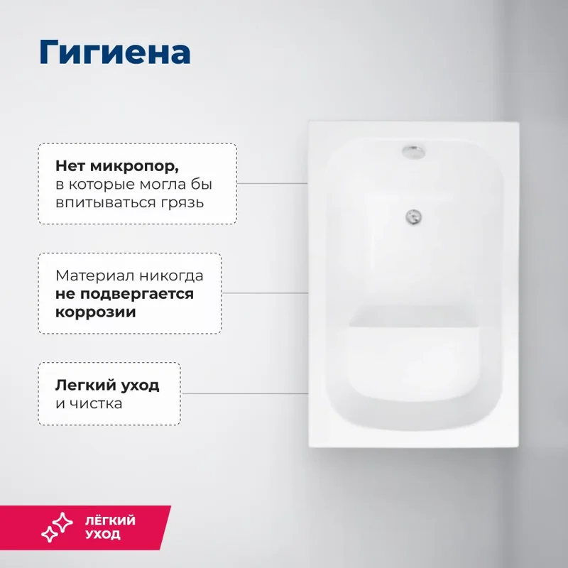 Акриловая ванна Aquanet Seed 110x70 (с каркасом)