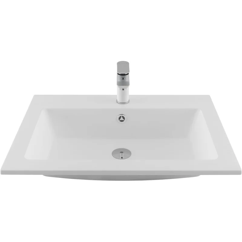 Раковина Aquanet Электра 70 белый матовый