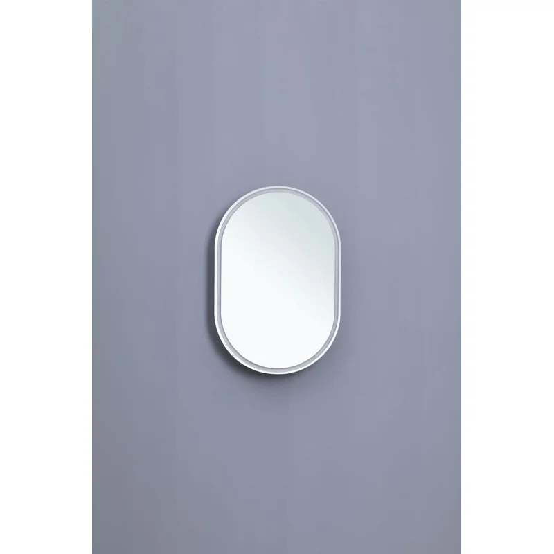 Зеркальный шкаф Aquanet Монте 60 белый, с LED подсветкой