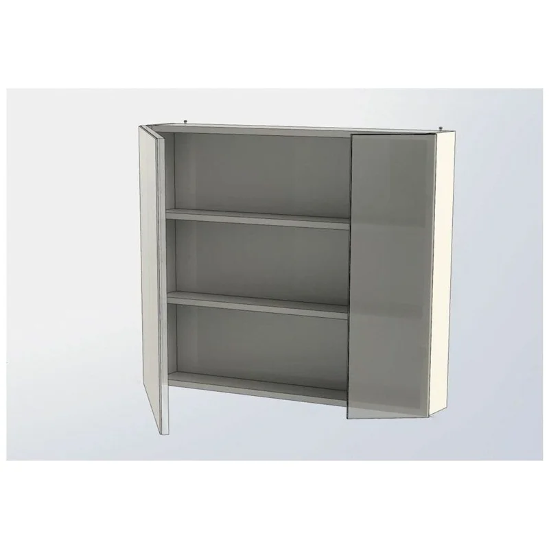 Зеркальный шкаф Aquanet Порто 80 белый