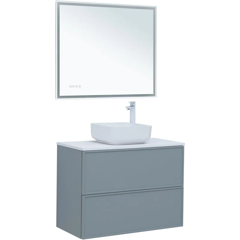 Тумба под раковину Aquanet Арт 90 мисти грин