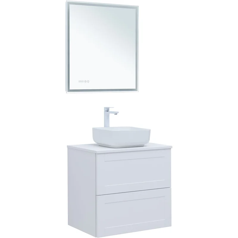 Тумба под раковину Aquanet Терра 70 белый матовый