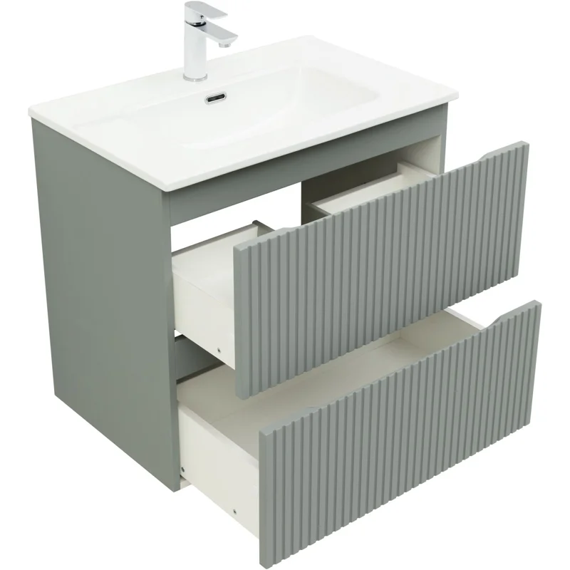 Тумба под раковину Aquanet Джейн (Flat) 70 мисти грин