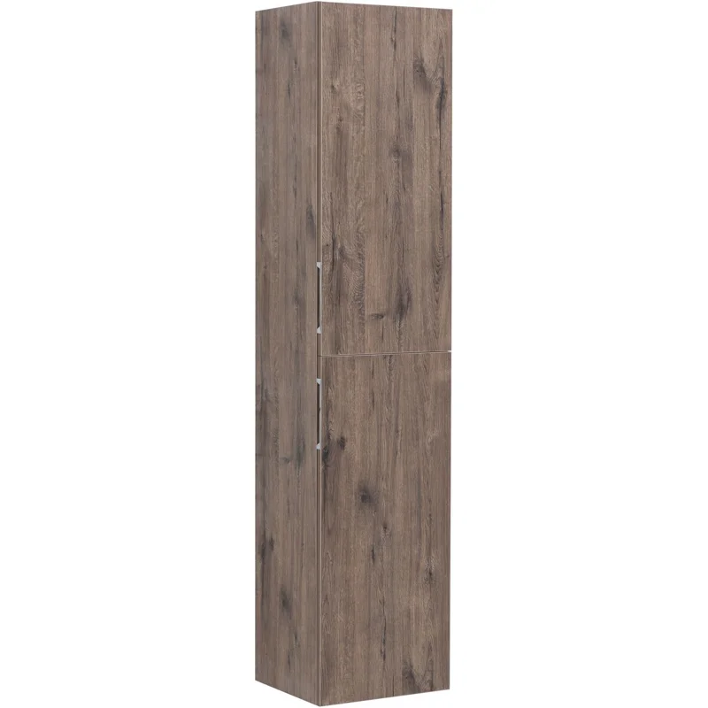 Шкаф-пенал Aquanet Алвита New 35 дуб веллингтон табак