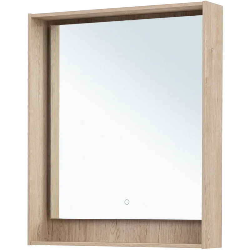 Зеркало Aquanet Милан 70 дуб светлый