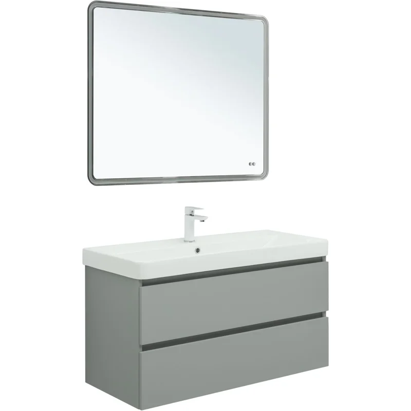 Тумба под раковину Aquanet Вега 2.0 100 мисти грин