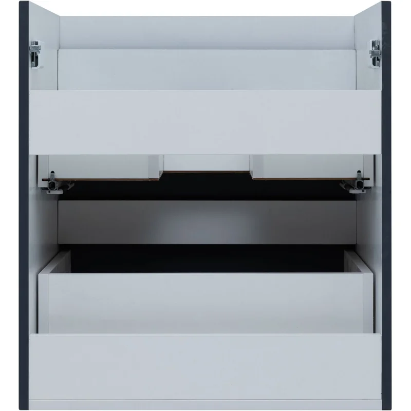 Тумба под раковину Aquanet Практика 60 маренго (2 ящика)