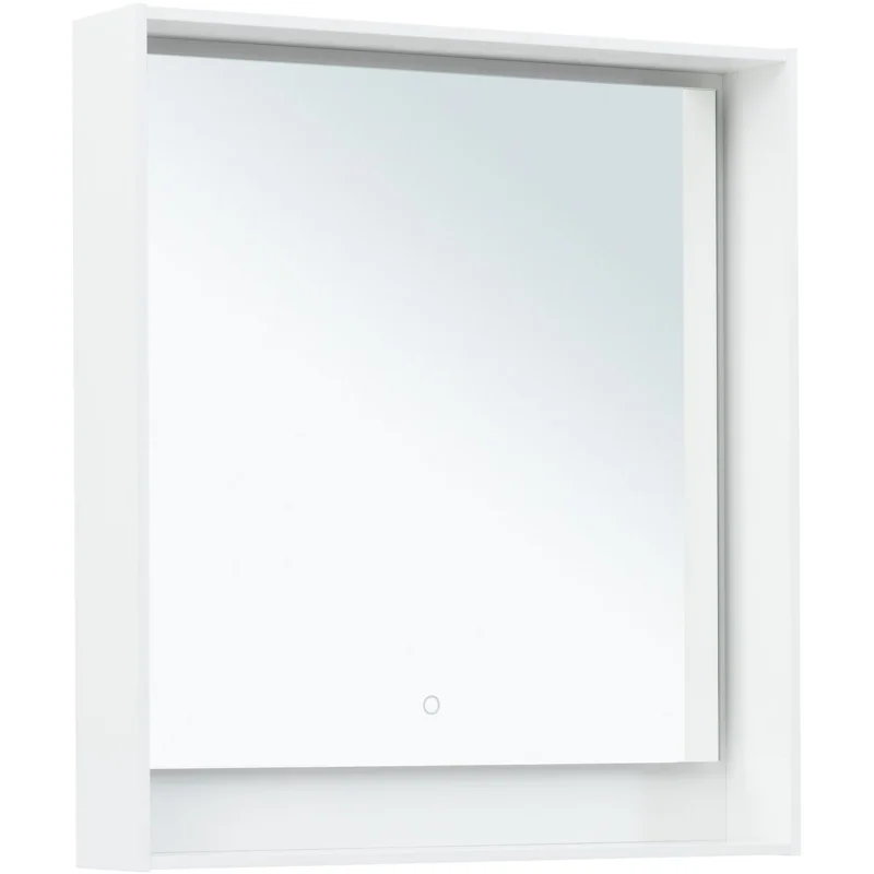 Зеркало Aquanet Милан 80 белый глянец