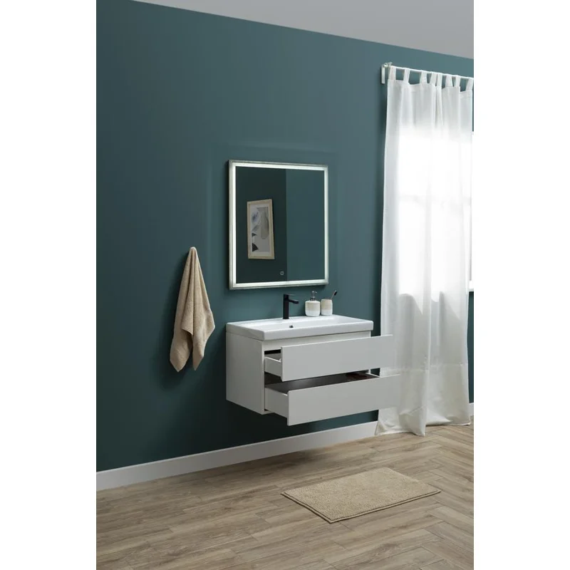 Зеркало Aquanet Nova Lite 75 дуб рошелье LED