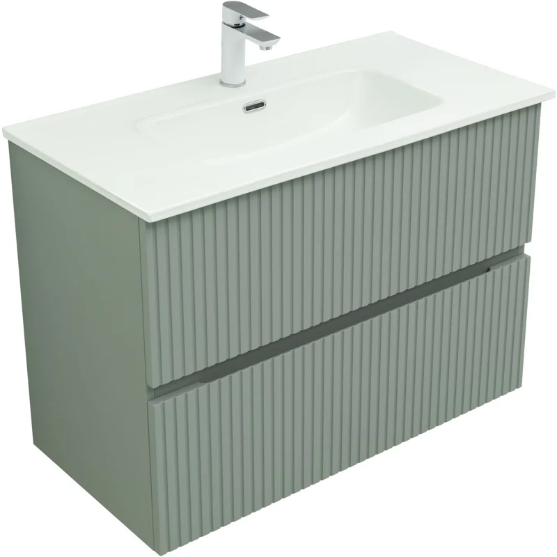 Тумба под раковину Aquanet Джейн 90 мисти грин