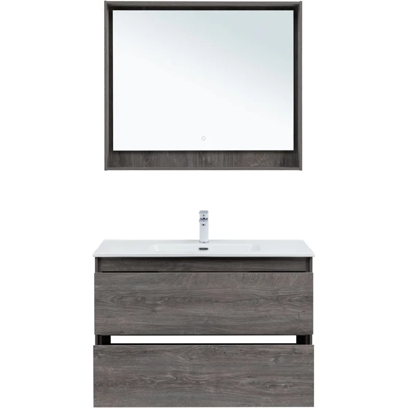 Тумба под раковину Aquanet Милан 100 дуб рошелье