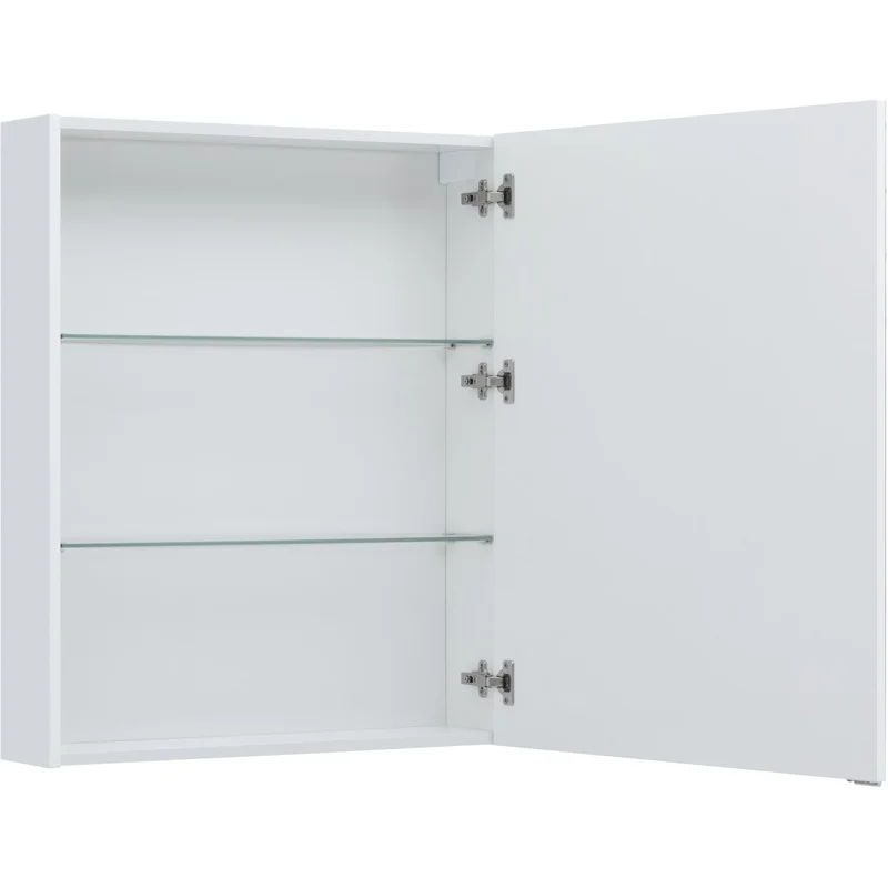 Зеркальный шкаф Aquanet Алвита new 70 белый матовый