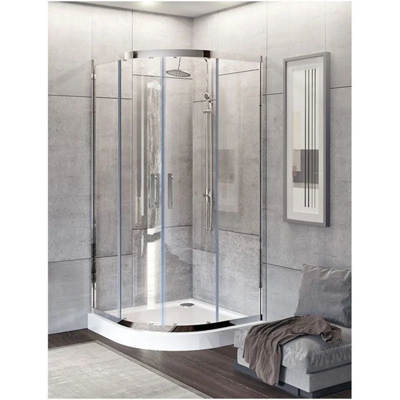 Душевой уголок Aquanet Delta NPE2142 100x100, R550, прозрачное стекло