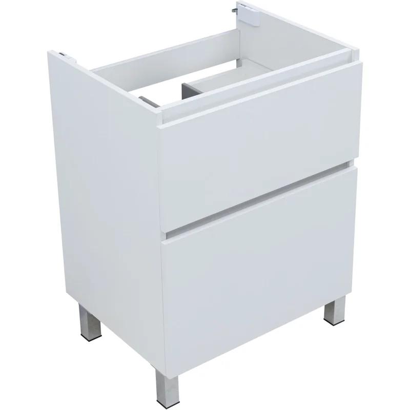 Тумба под раковину Aquanet Вега 60 напольная, белый глянец