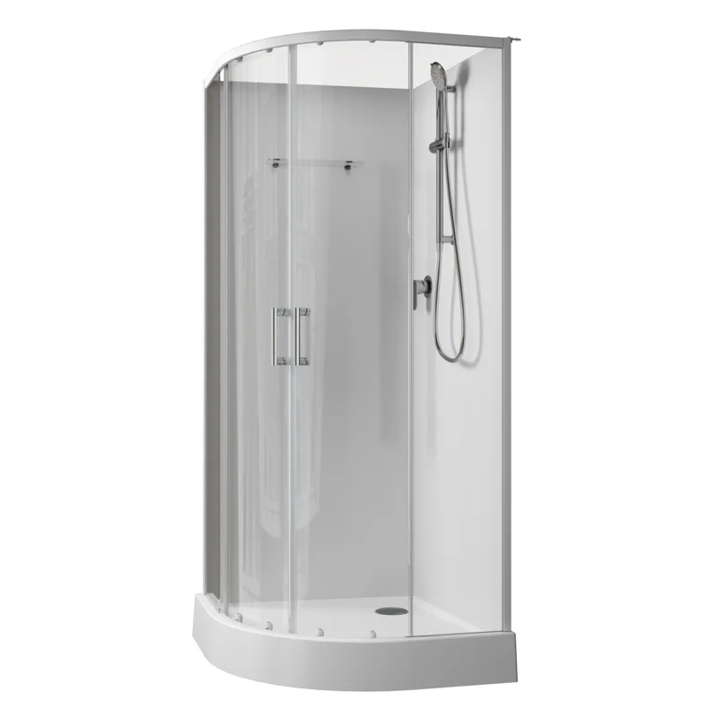 Душевая кабина Aquanet Passion EVO R white 90x90 набор 1