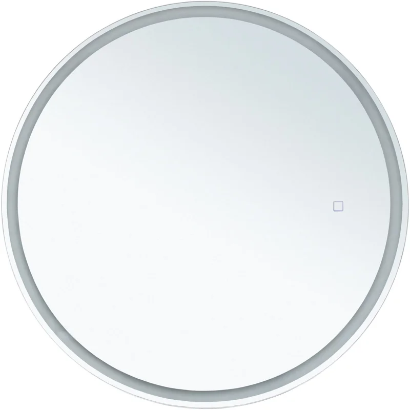 Зеркальный шкаф Aquanet Оптима 80 белый, с LED подсветкой