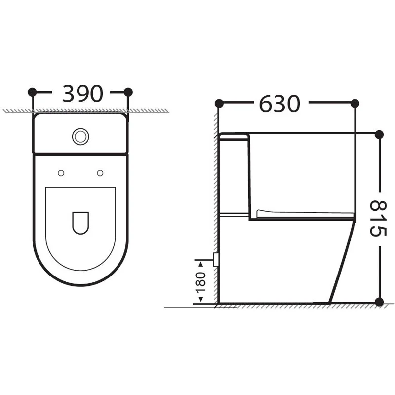 Сливной бачок Aquanet Atago 2.0 C2 LX-2904