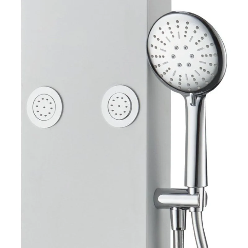 Душевая панель Galaxy White с гидромассажем и изливом