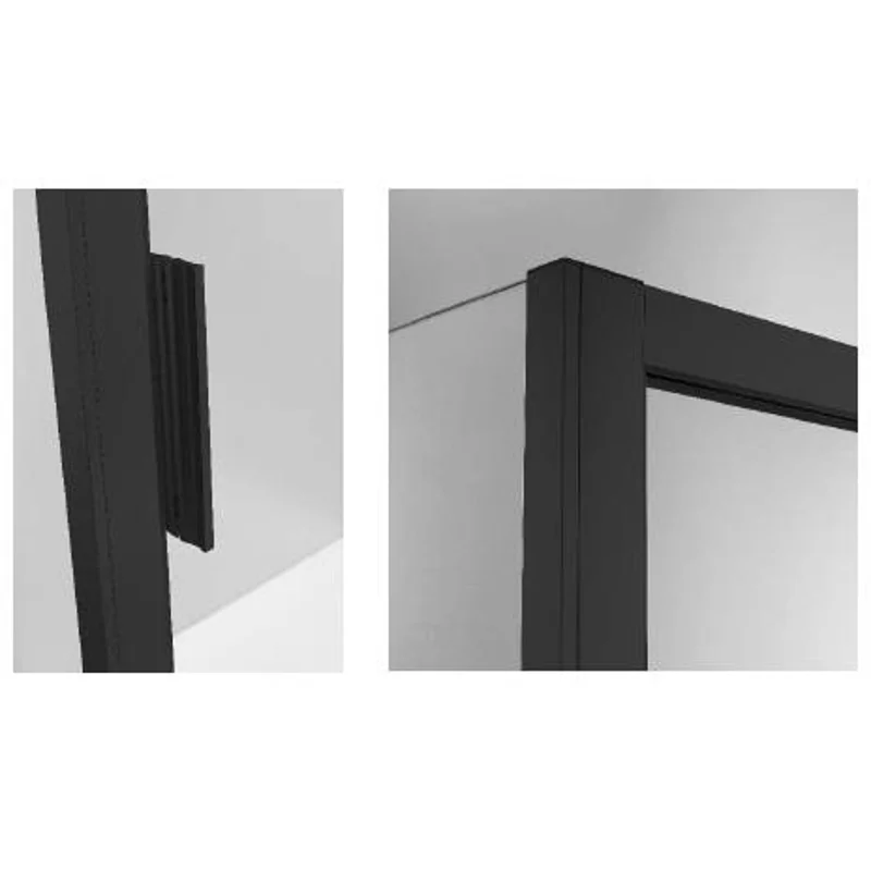 Душевая дверь Aquanet Pleasure AE60-N-120H200U-BT 120, прозрачное стекло