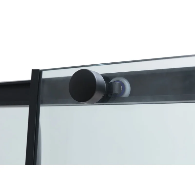 Душевая дверь Aquanet Pleasure Evo 140 AE65-N140-BT профиль черный, прозрачное стекло