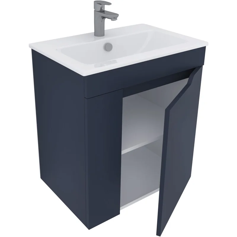 Тумба под раковину Aquanet Практика 60 маренго