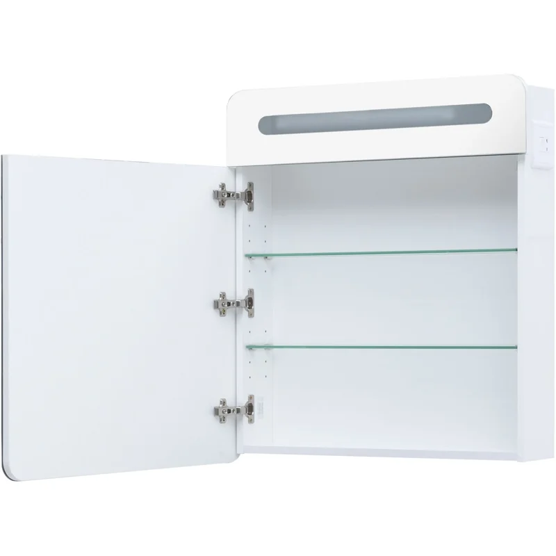 Зеркальный шкаф Aquanet Лукка 70 белый