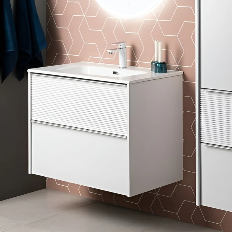 Тумба под раковину Aquanet Вита 100 белый матовый