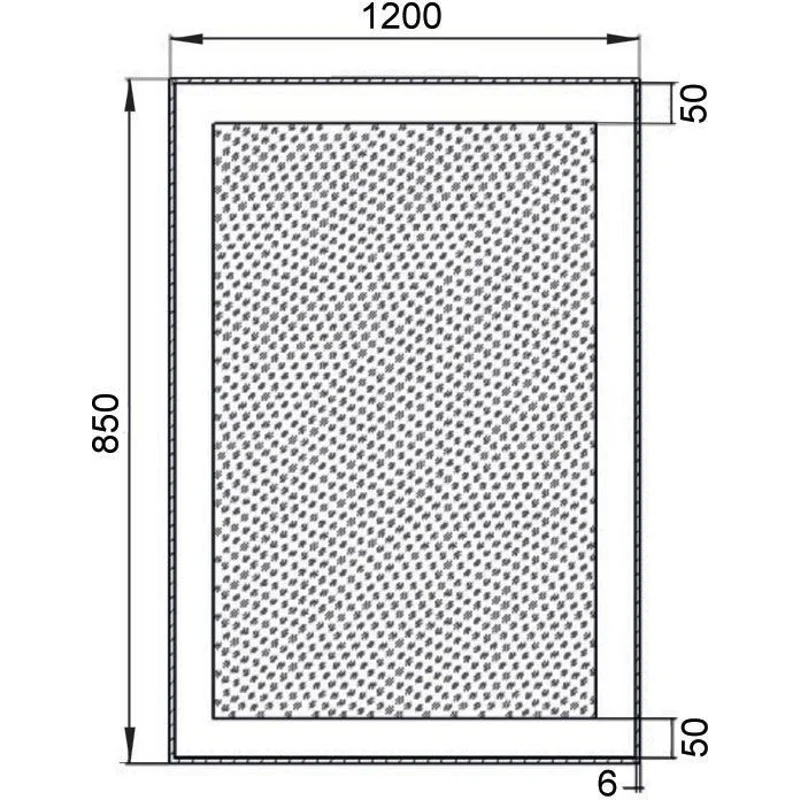 Зеркало Aquanet Алассио New 120 LED