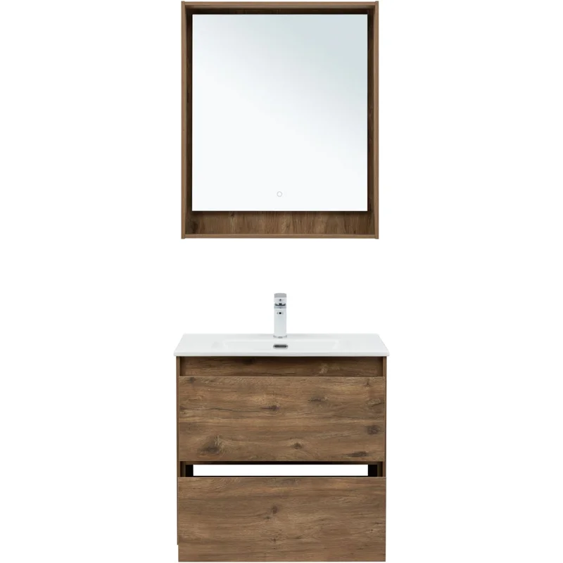 Тумба под раковину Aquanet Милан 70 дуб рустикальный