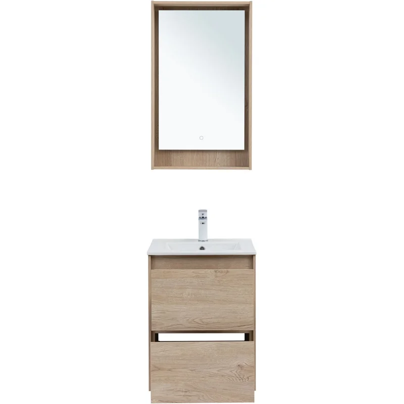 Тумба под раковину Aquanet Милан 50 дуб светлый