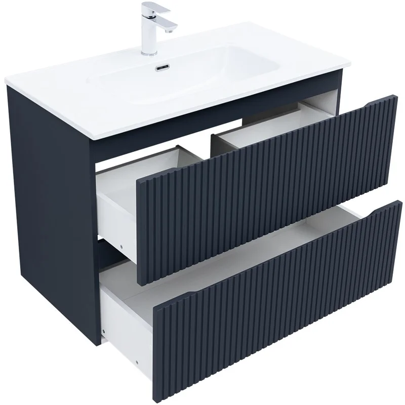 Тумба под раковину Aquanet Джейн (Flat) 90 маренго