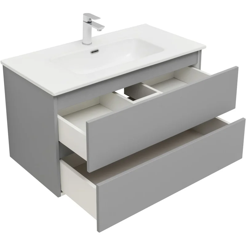 Тумба под раковину Aquanet Вега 2.0 90 мисти грин