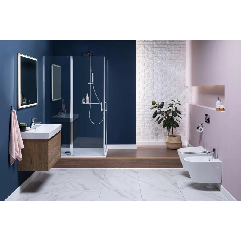 Душевая дверь Aquanet Cinetic AE12-N-80H190U-CT 800, прозрачное стекло