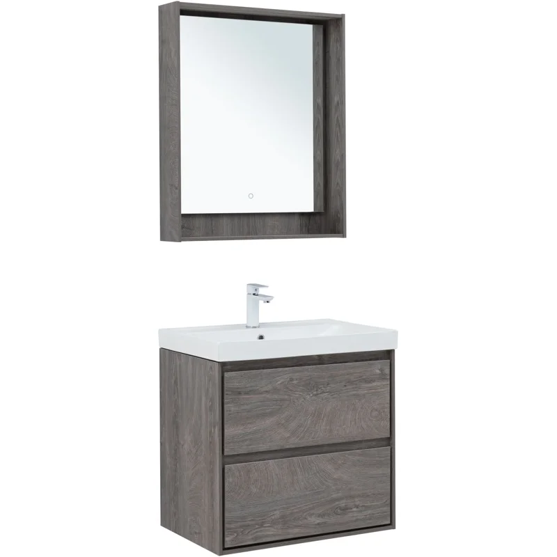 Тумба под раковину Aquanet Милан 70 дуб рошелье