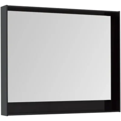 Зеркало Aquanet Милан 100 LED черный глянец