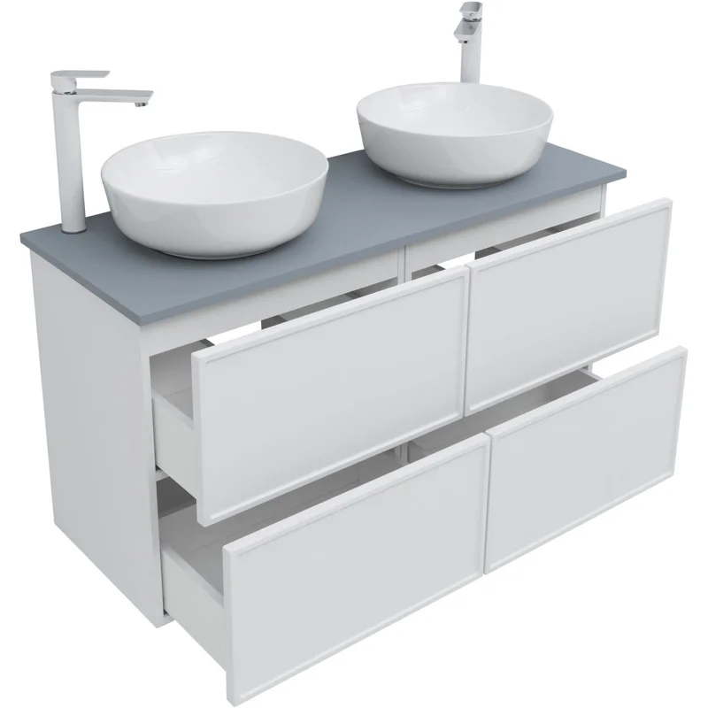 Тумба под раковину Aquanet Арт 60 белый матовый