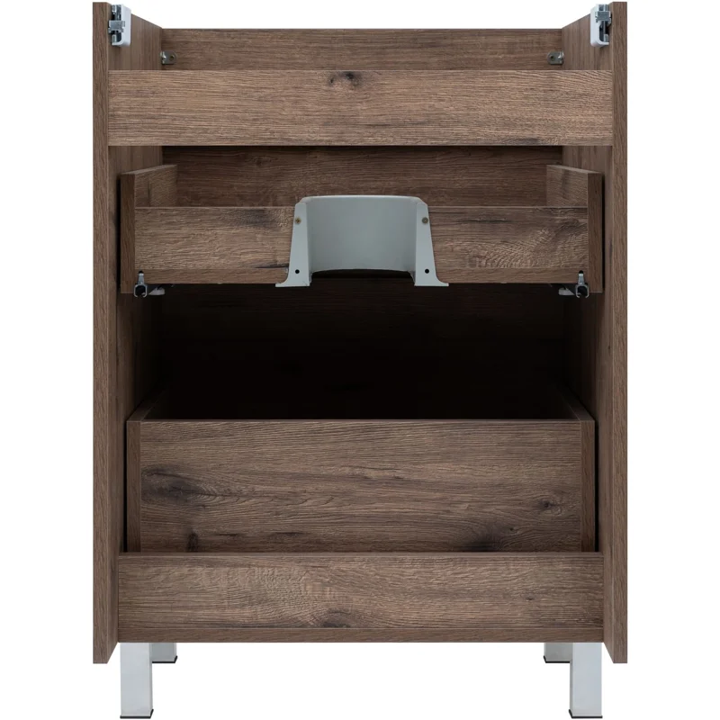 Тумба под раковину Aquanet Нота New 75 напольная, дуб веллингтон табак