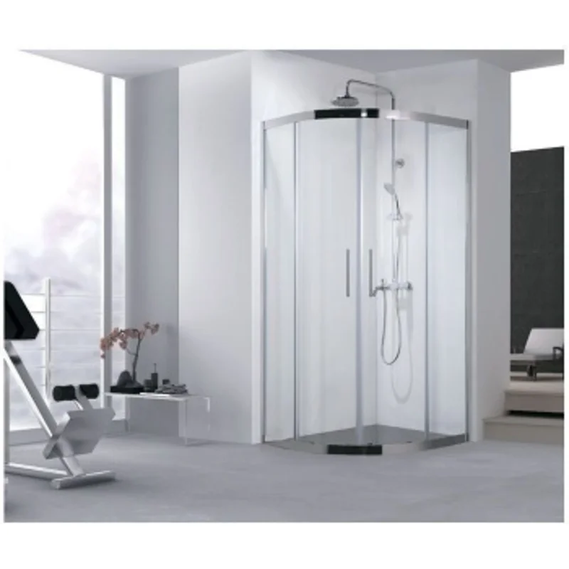 Душевой уголок Aquanet Delta NPE2142 100x100, R550, прозрачное стекло Душевой уголок Aquanet Delta NPE2142 100x100, R550, прозрачное стекло