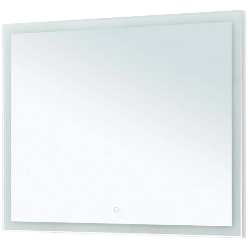 Зеркало Aquanet Гласс 100 белый LED