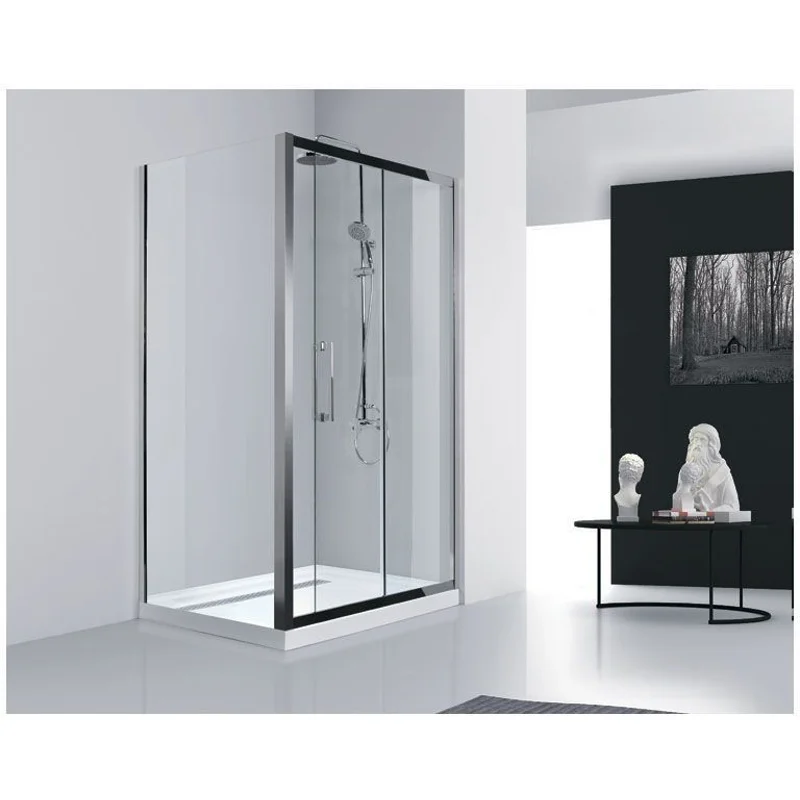 Душевой уголок Aquanet Delta NPE1131 140x80, прозрачное стекло