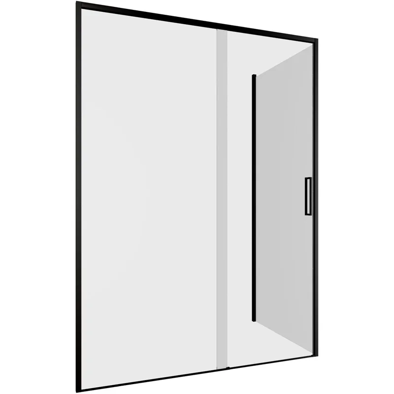 Душевой уголок Aquanet Pleasure Evo 140x80 AE65-140x80-BT профиль черный, прозрачное стекло