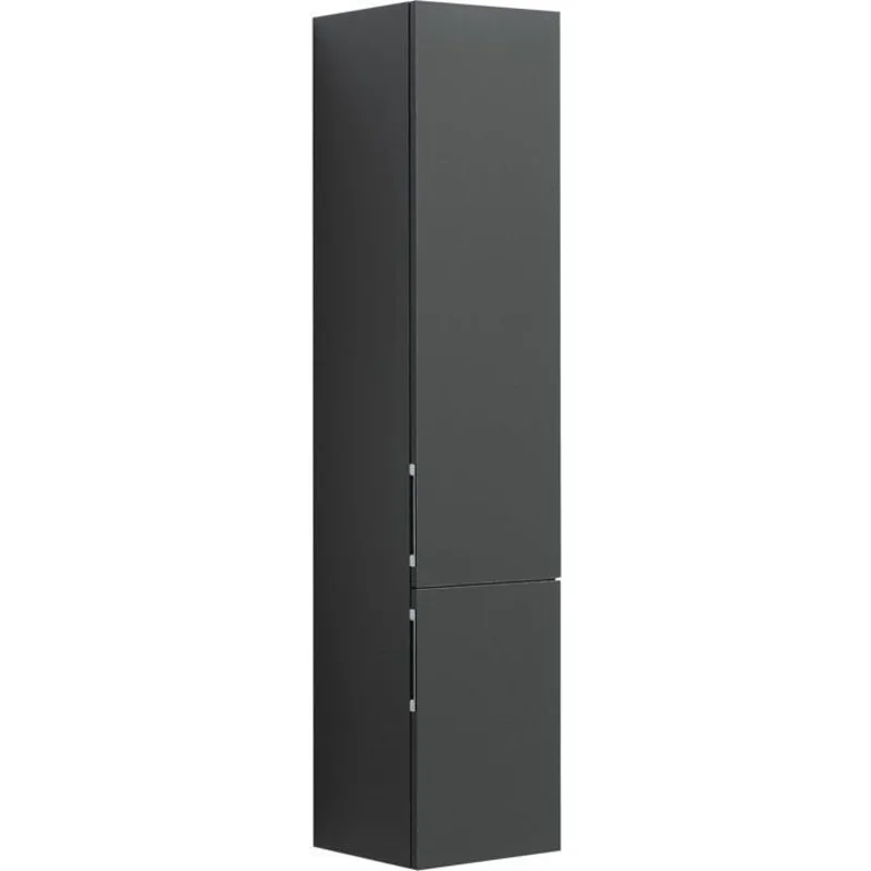 Шкаф-пенал Aquanet Алвита 35 серый антрацит