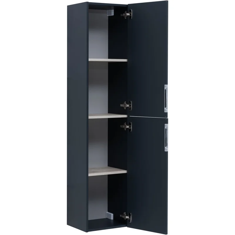 Пенал Aquanet Алвита New 35 Антрацит