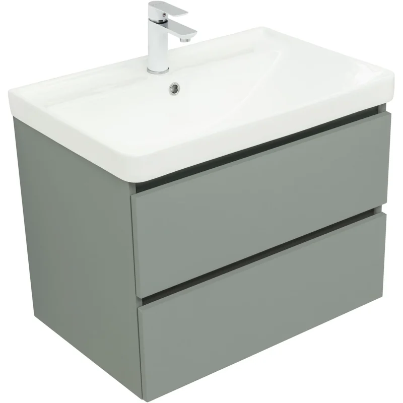 Тумба под раковину Aquanet Вега 2.0 70 мисти грин